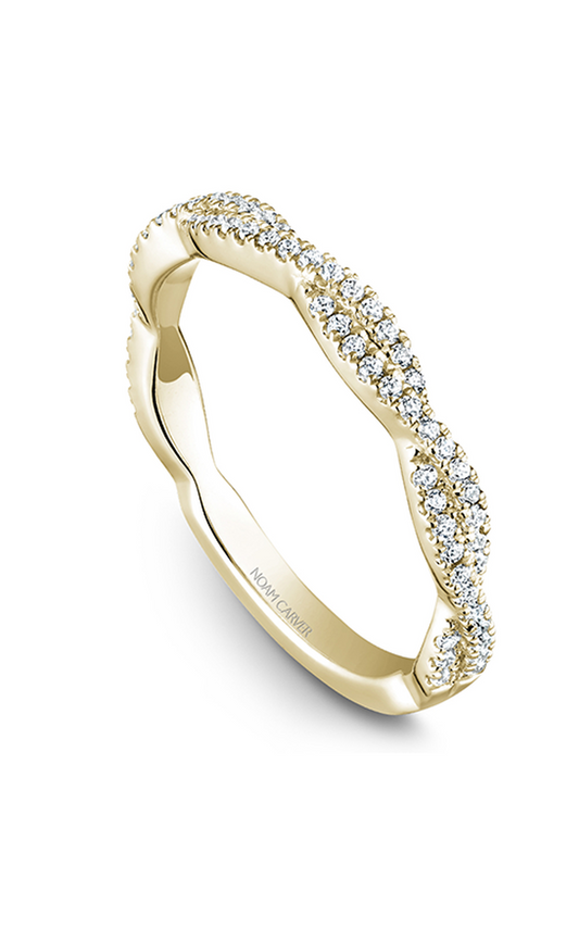 14K Yellow Gold Stackables Round Wedding Band
