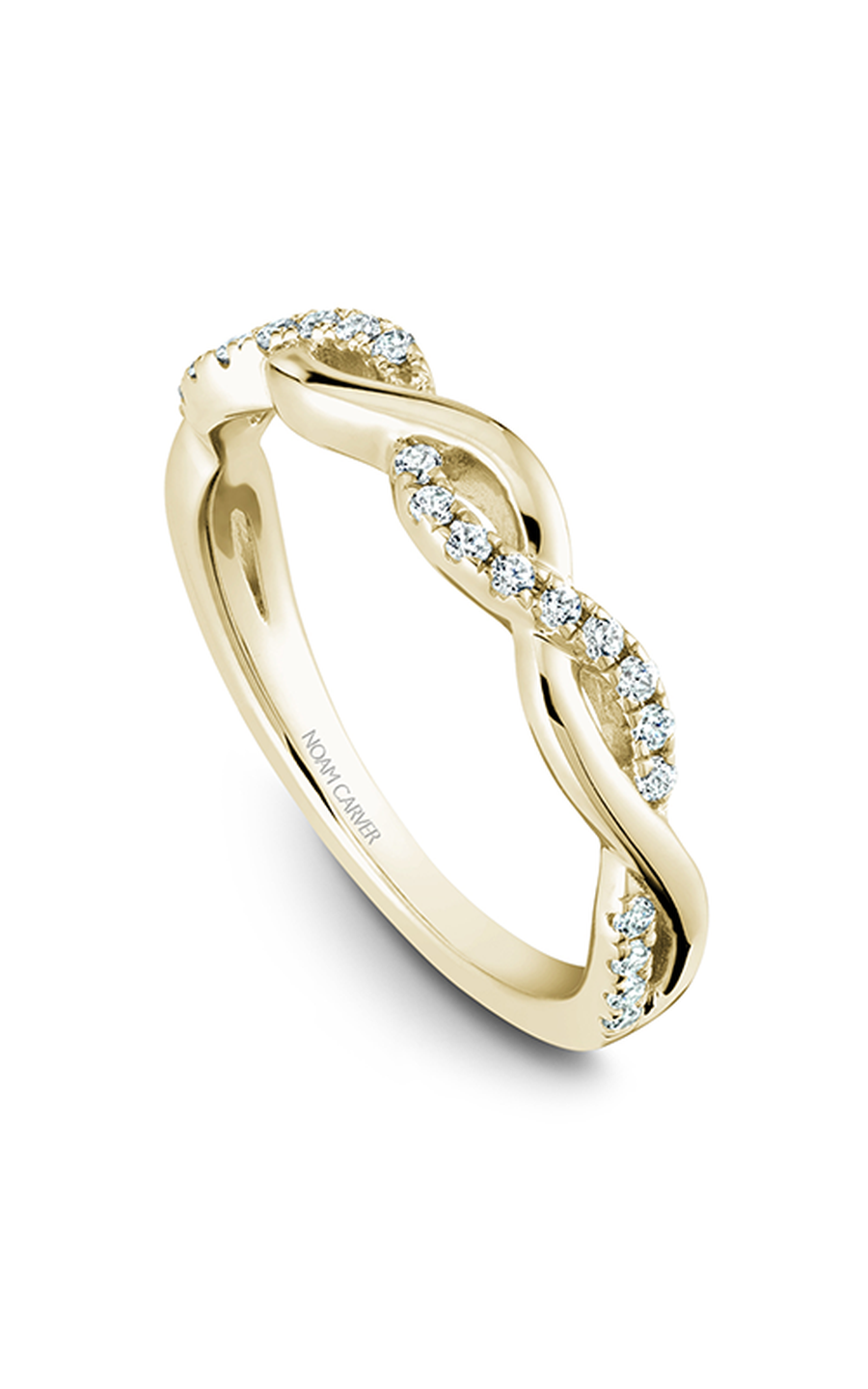 14K Yellow Gold Stackables Round Wedding Band