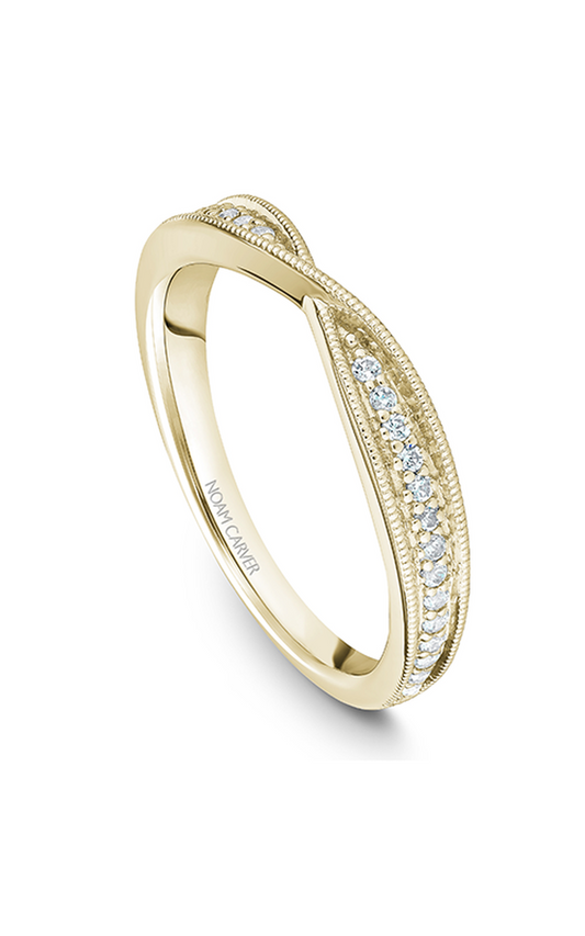 14K Yellow Gold Stackables Round Wedding Band