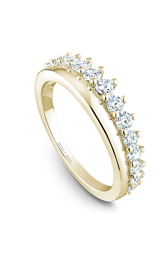 18K Yellow Gold Stackables Round Wedding Band