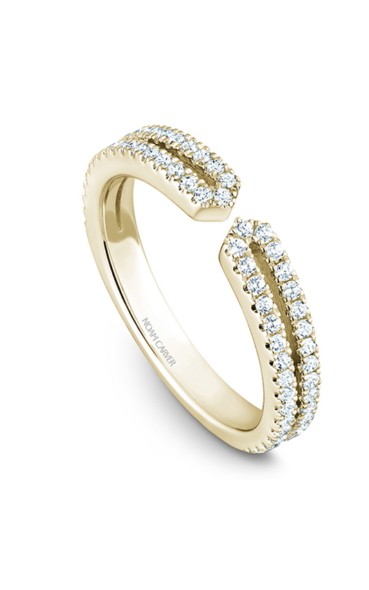 14K Yellow Gold Stackables Round Wedding Band