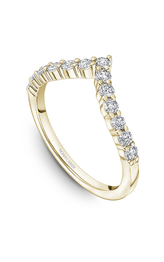 14K Yellow Gold Stackables Round Wedding Band