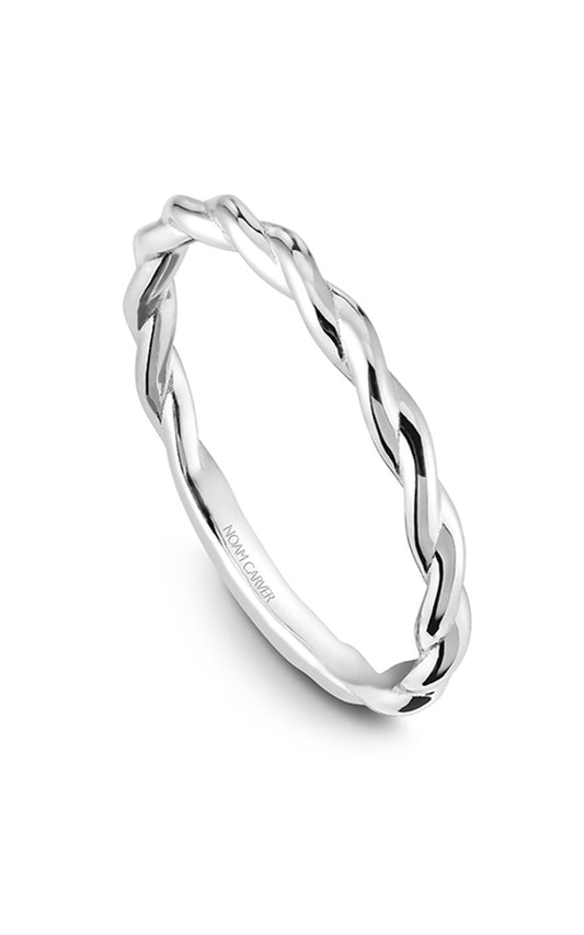 18K White Gold Stackables Wedding Band