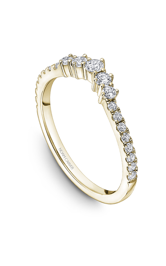 14K Yellow Gold Stackables Round Wedding Band