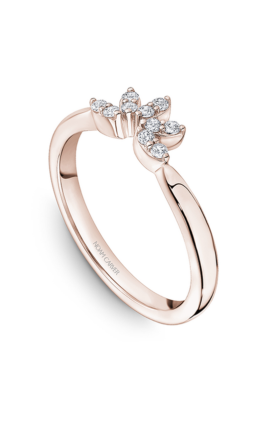 18K Rose Gold Stackables Round Wedding Band