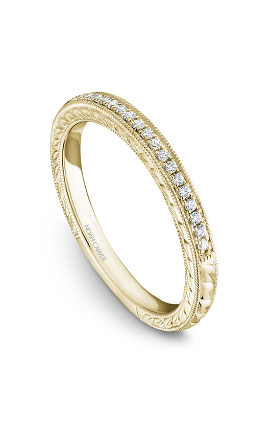 14K Yellow Gold Stackables Round Wedding Band