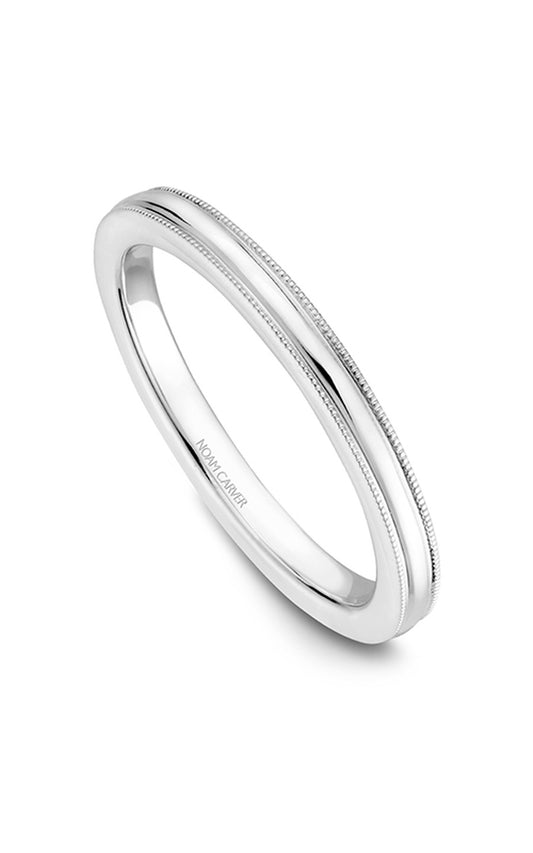 18K White Gold Stackables Wedding Band