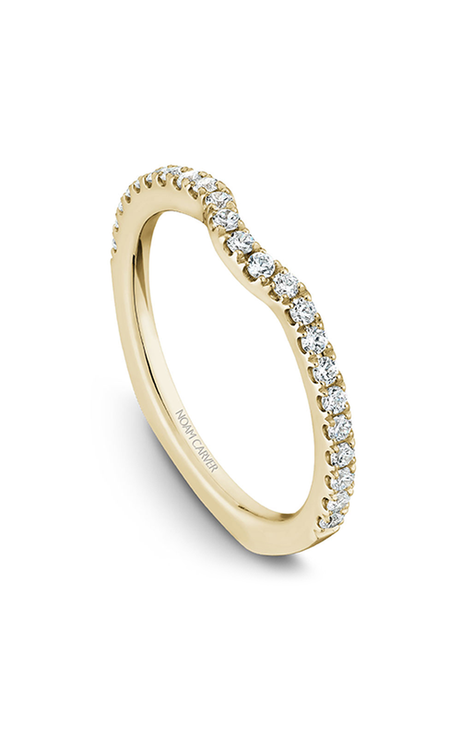 14K Yellow Gold Stackables Round Wedding Band