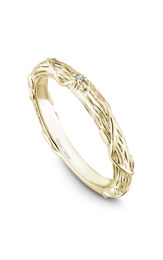 14K Yellow Gold Stackables Round Wedding Band