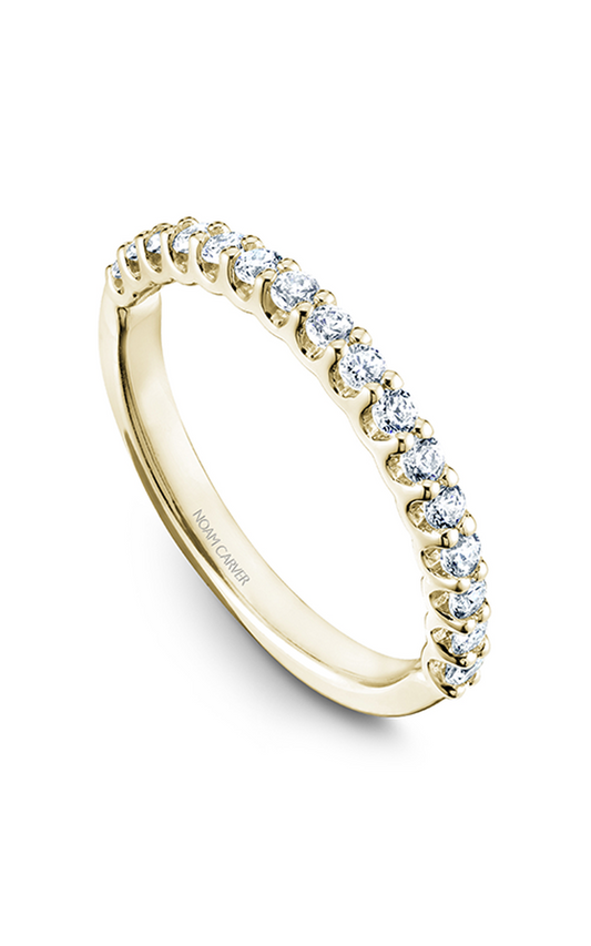 18K Yellow Gold Stackables Round Wedding Band