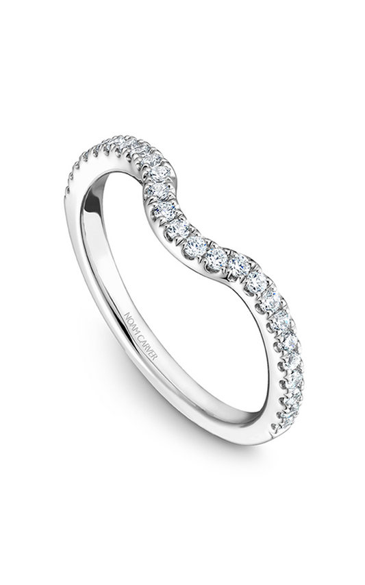 18K White Gold Stackables Round Wedding Band