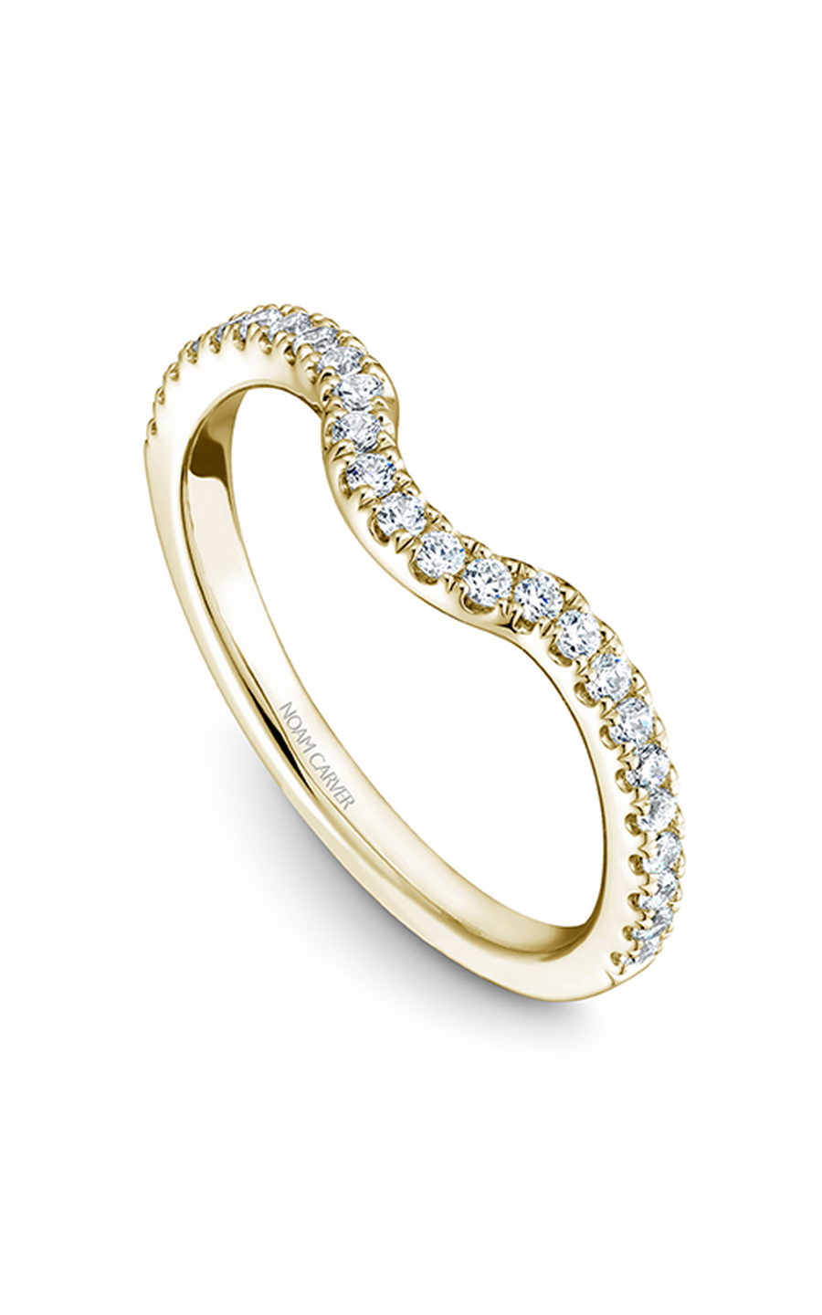 18K Yellow Gold Stackables Round Wedding Band