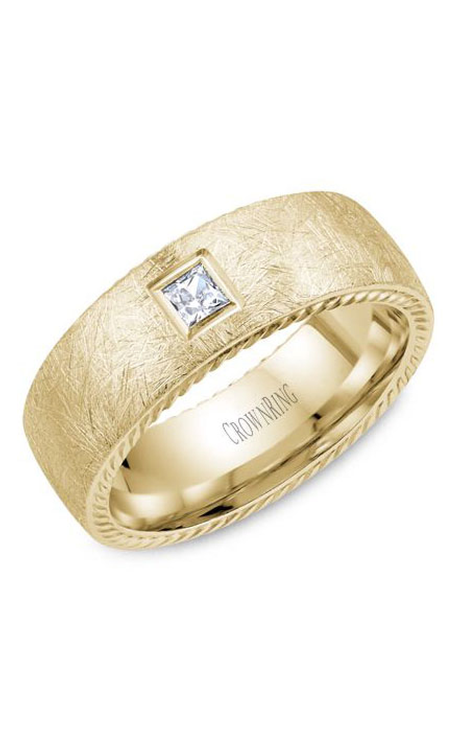 CrownRing Diamond Wedding Band WB-013RD8Y