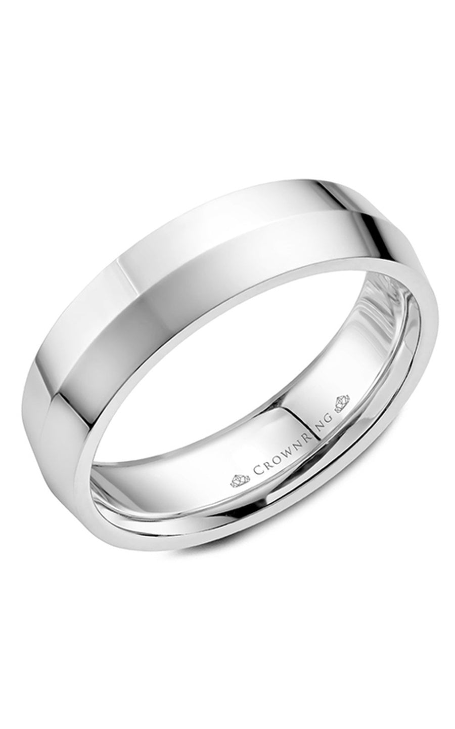 CrownRing Carved Wedding Band WB-062C6W