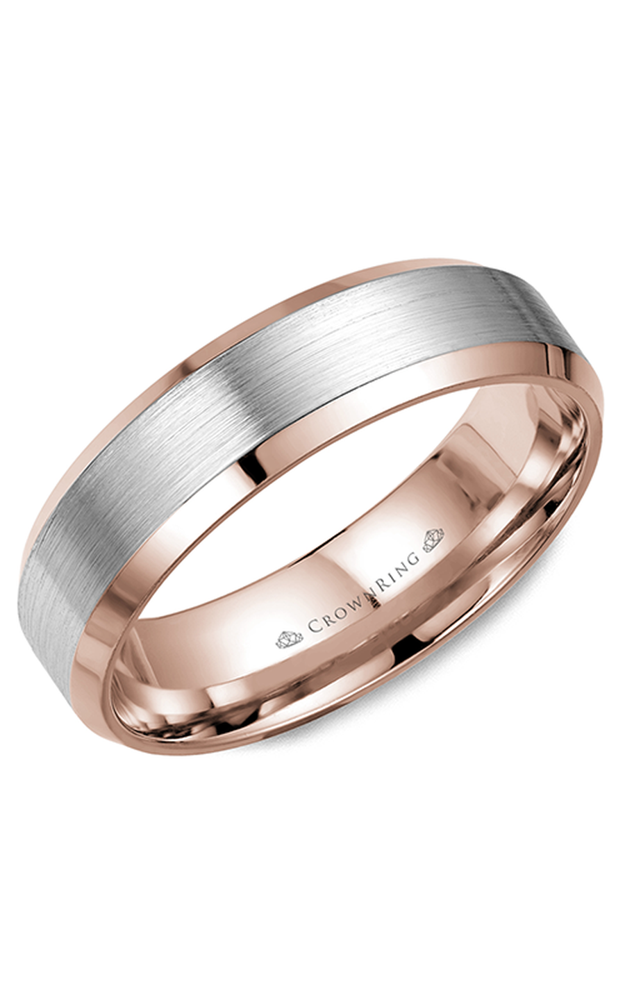 CrownRing Classic Wedding Band WB-7007WR