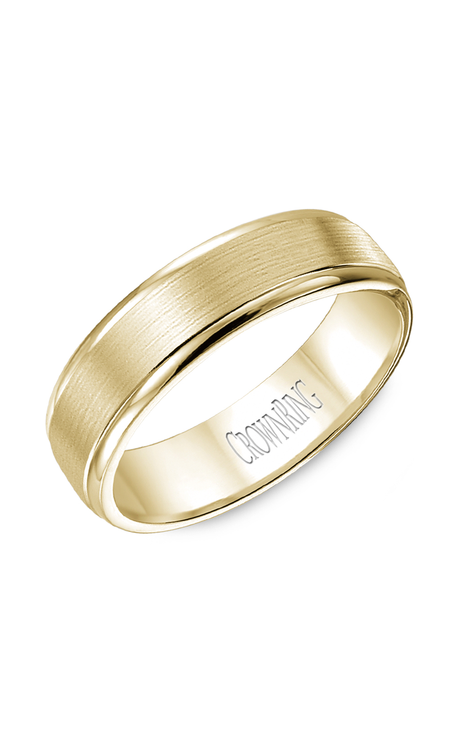 CrownRing Classic Wedding Band WB-7019Y