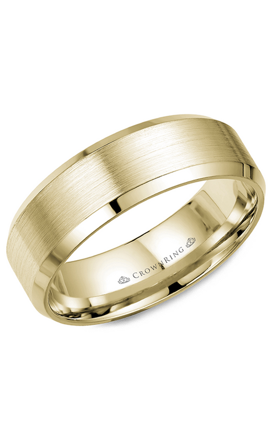 CrownRing Classic Wedding Band WB-7146Y