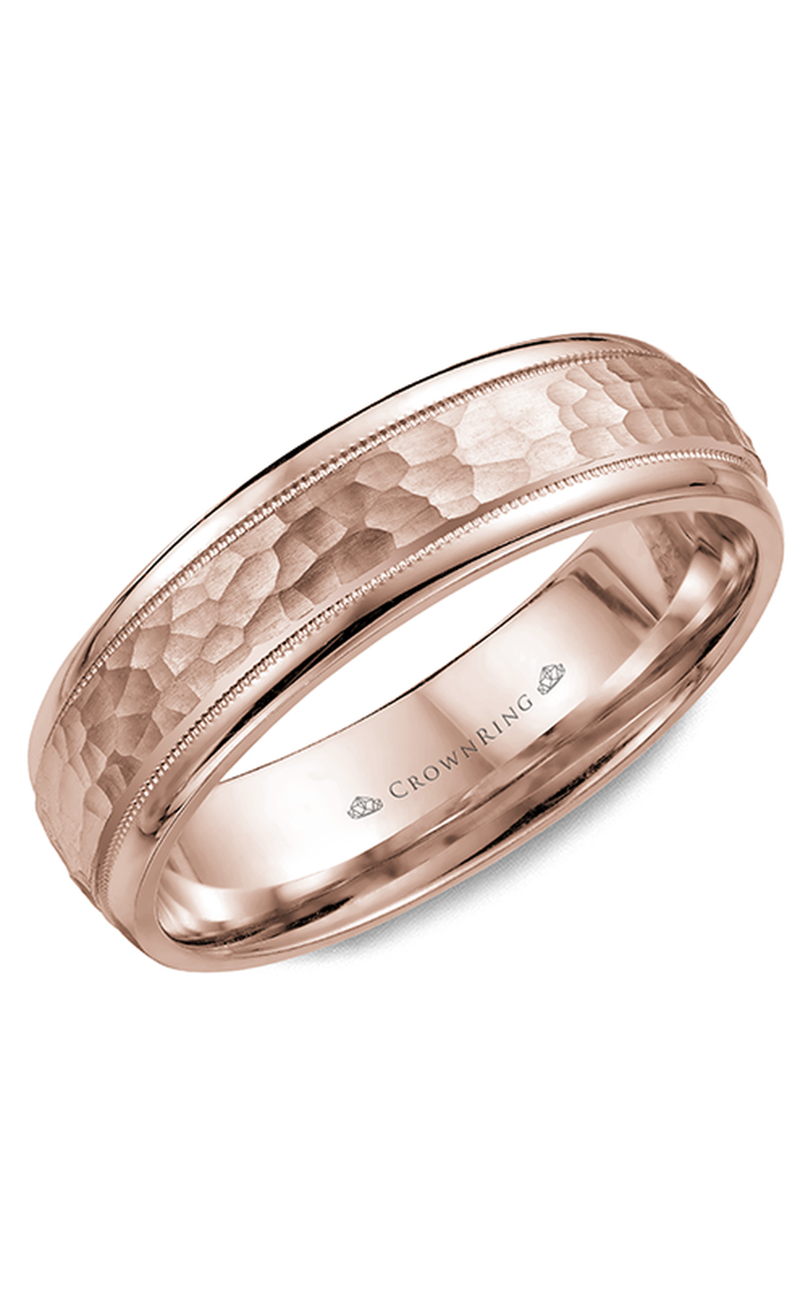 CrownRing Carved Wedding Band WB-7926R