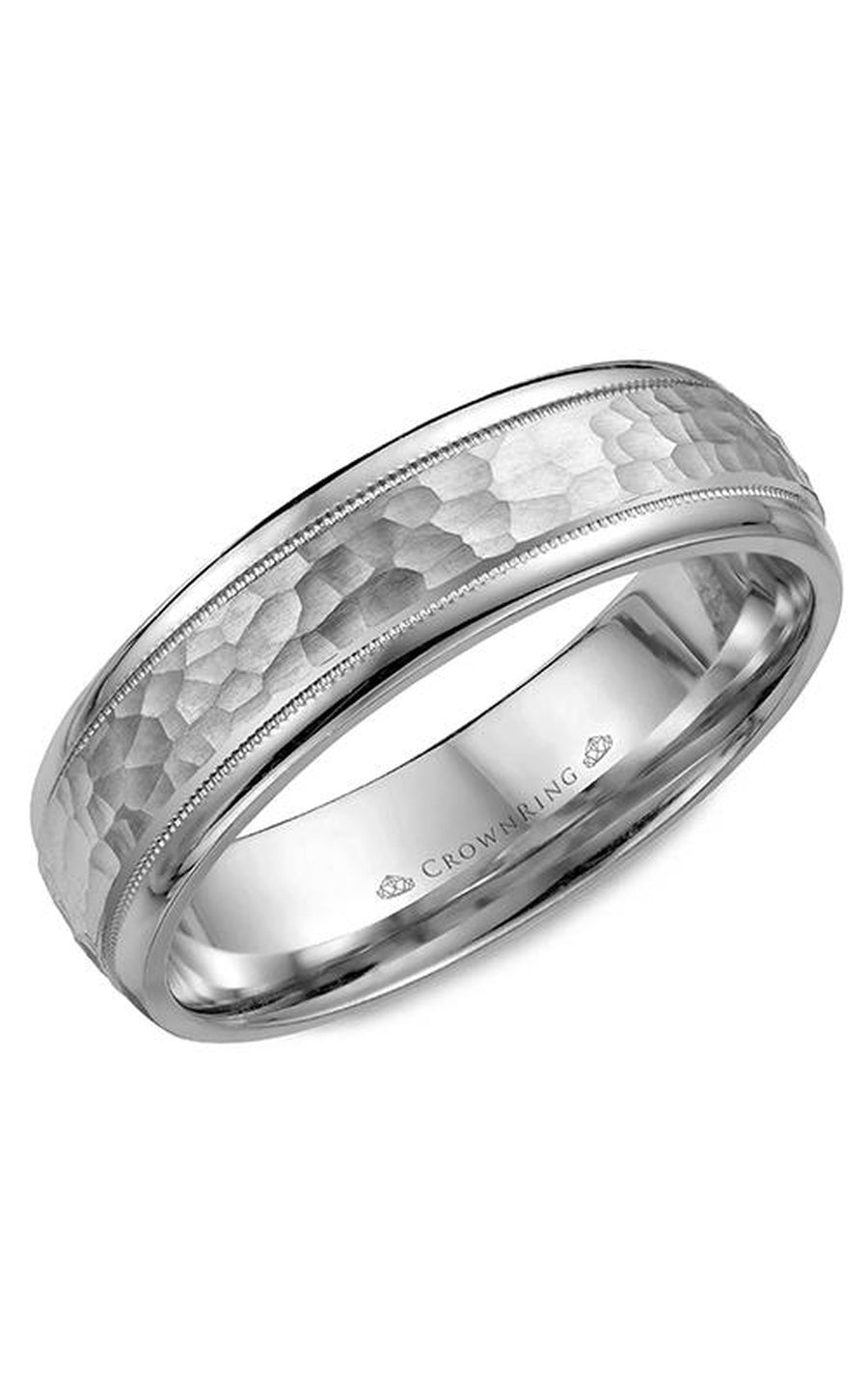 6 mm Carved Gents Wedding Band