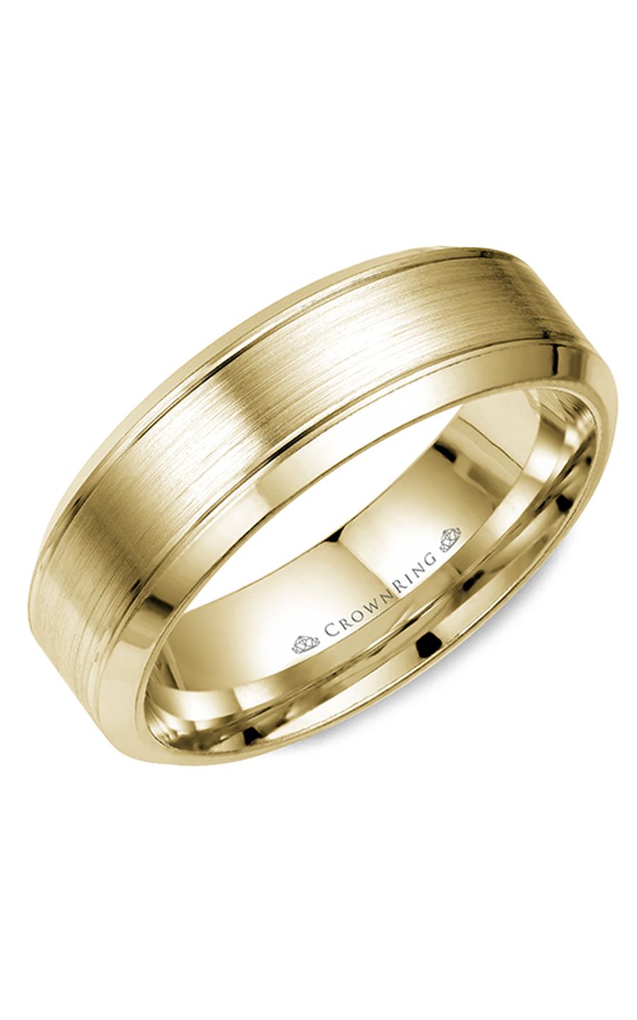 CrownRing Classic Wedding Band WB-9089Y