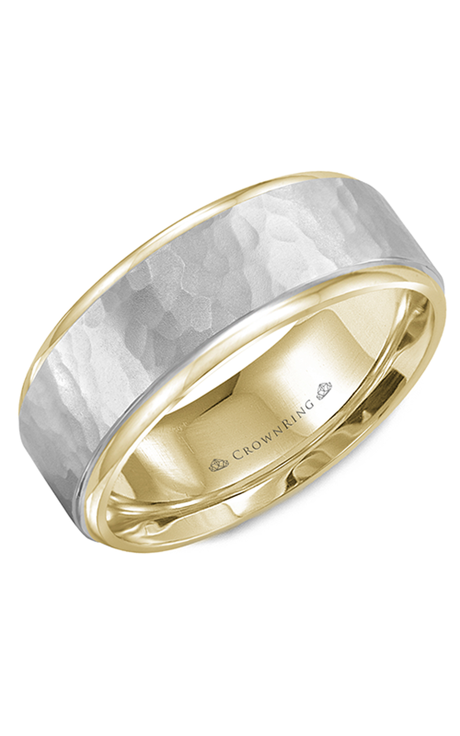 CrownRing Carved Wedding Band WB-9300