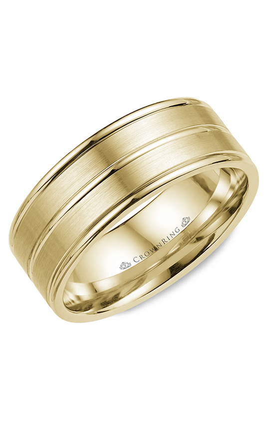 CrownRing Classic Wedding Band WB-9901Y