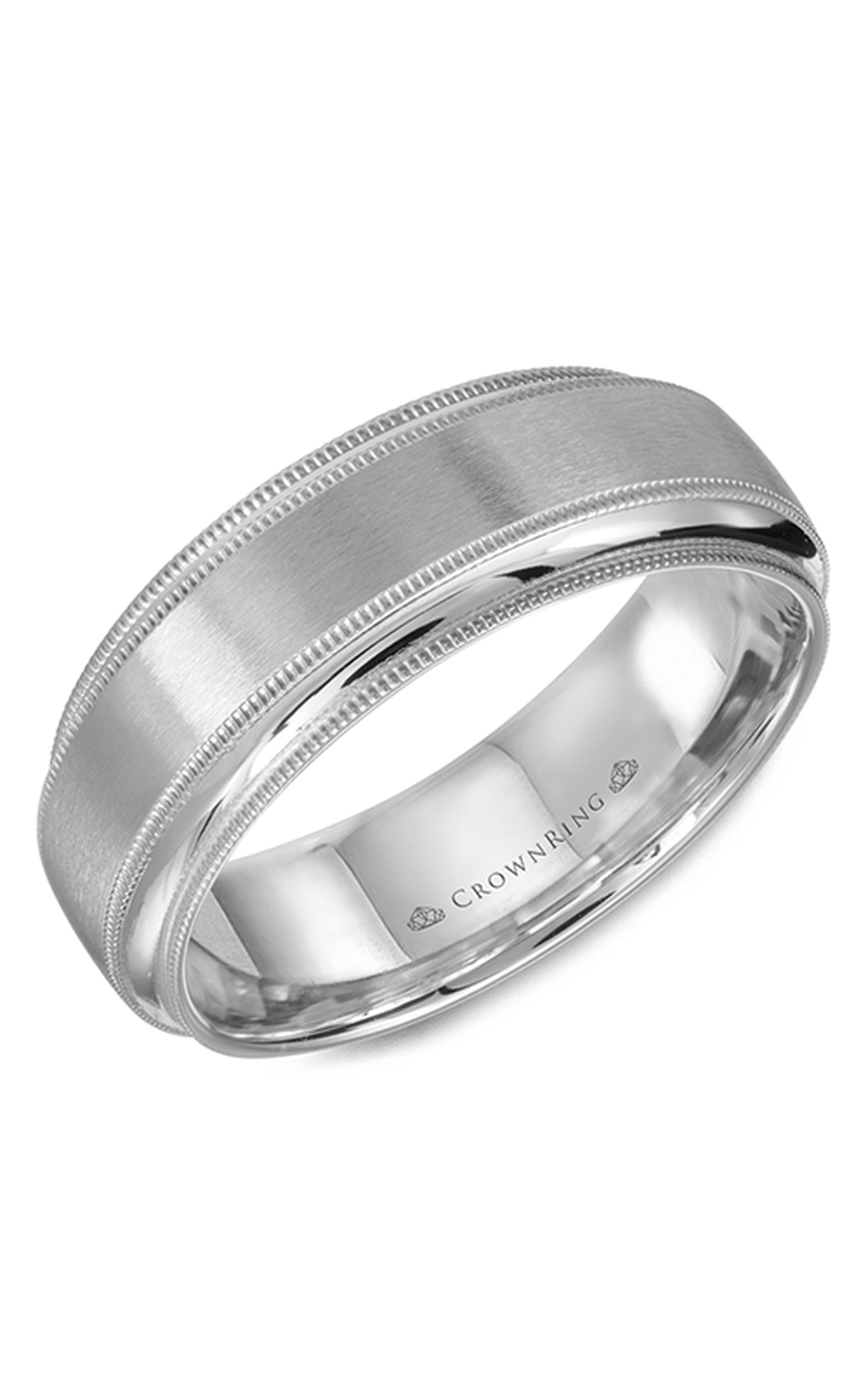 CrownRing Carved Wedding Band WB-9977W