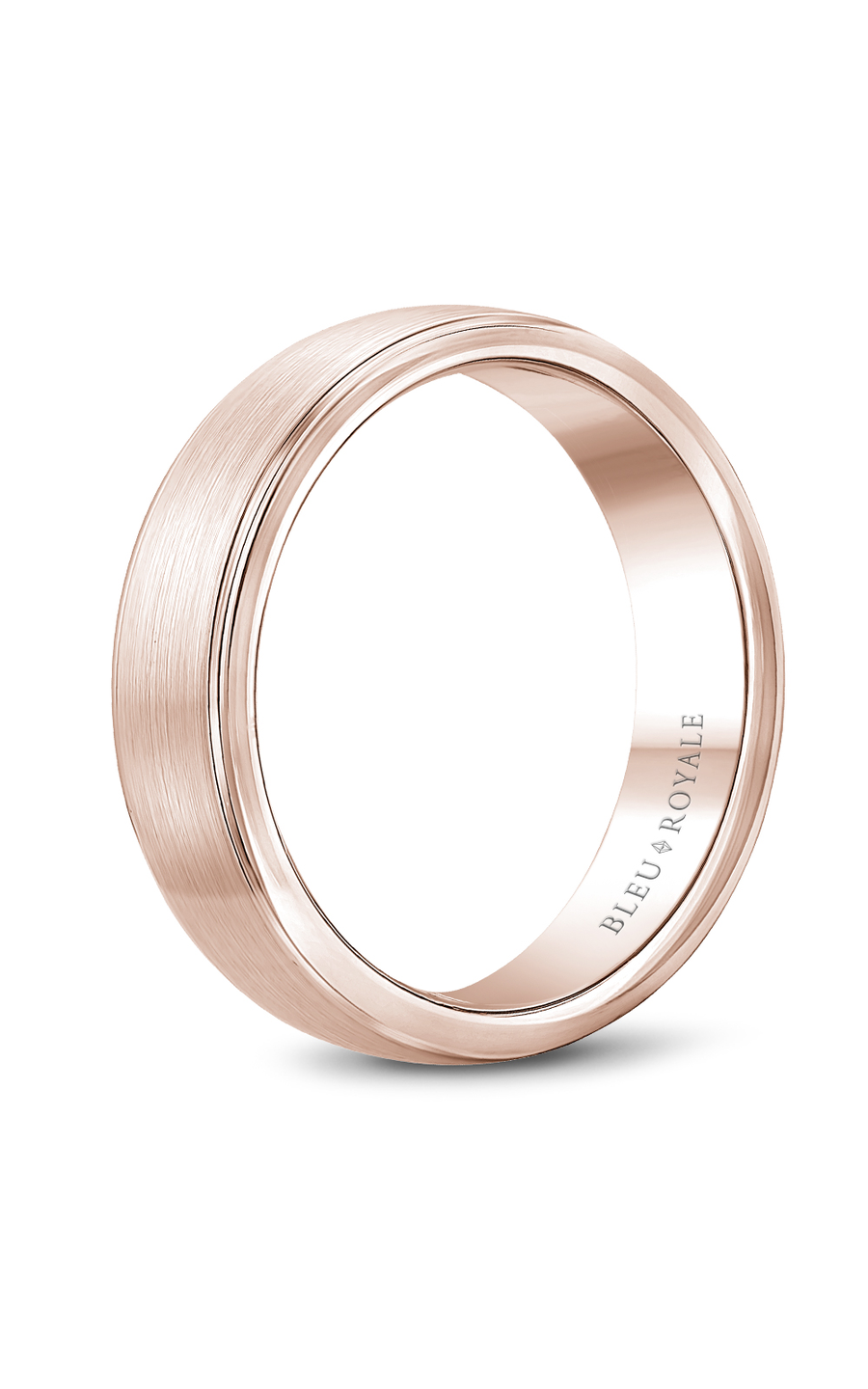 18K Rose Gold Gents Wedding Band
