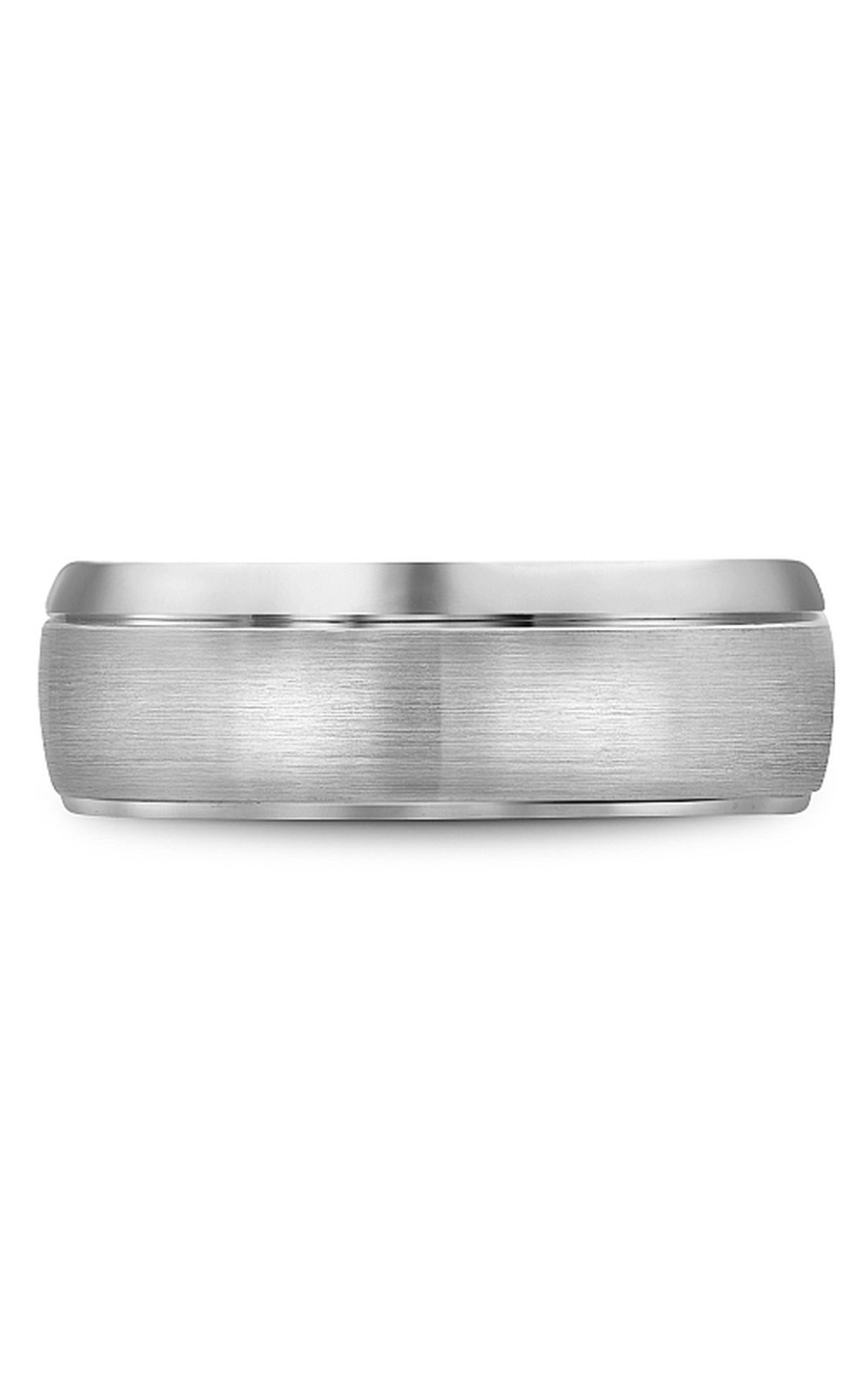 18K White Gold Gents Wedding Band