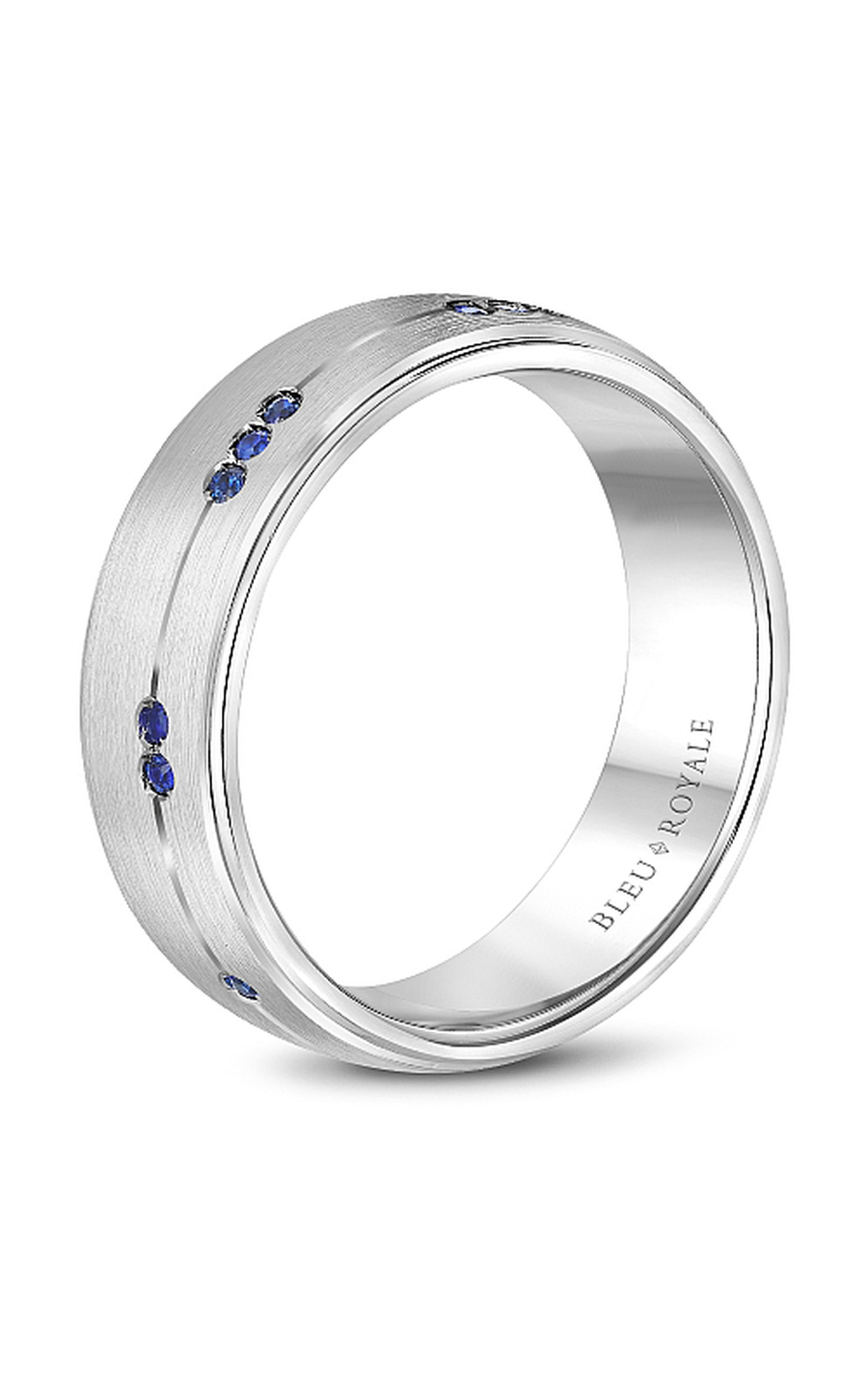 Platinum Gents Round Wedding Band