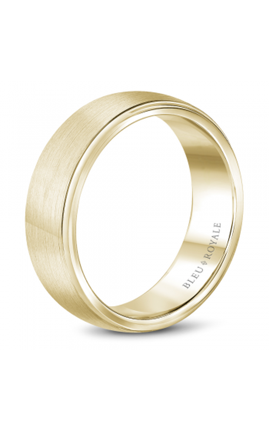 18K Yellow Gold Gents Wedding Band