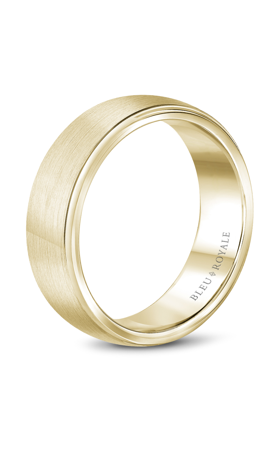 18K Yellow Gold Gents Wedding Band