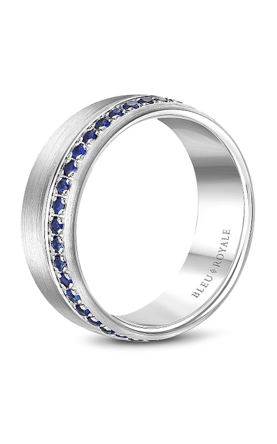 Platinum Gents Round Wedding Band