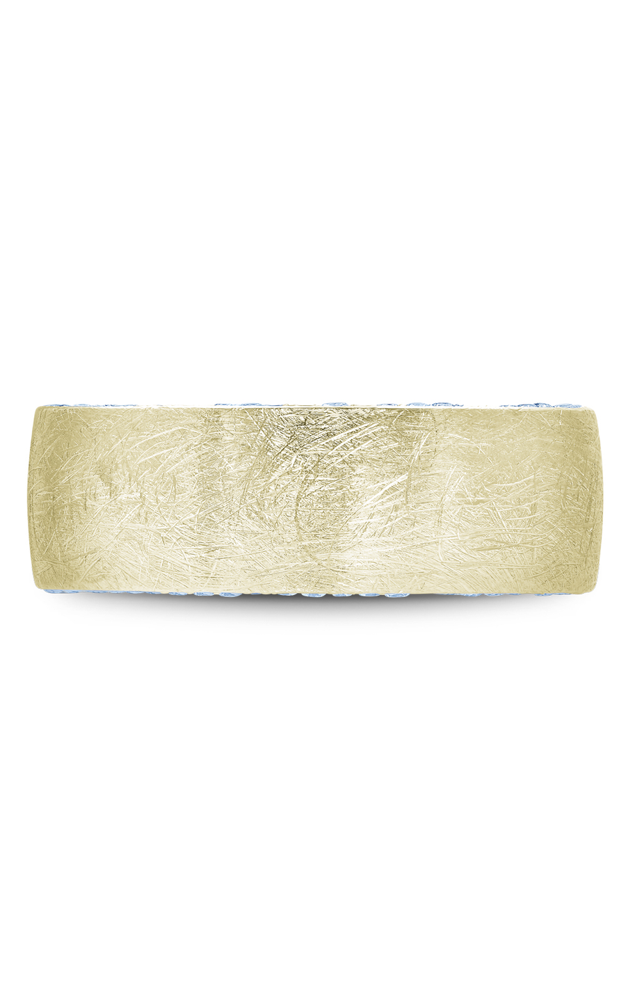 18K Yellow Gold Gents Round Wedding Band