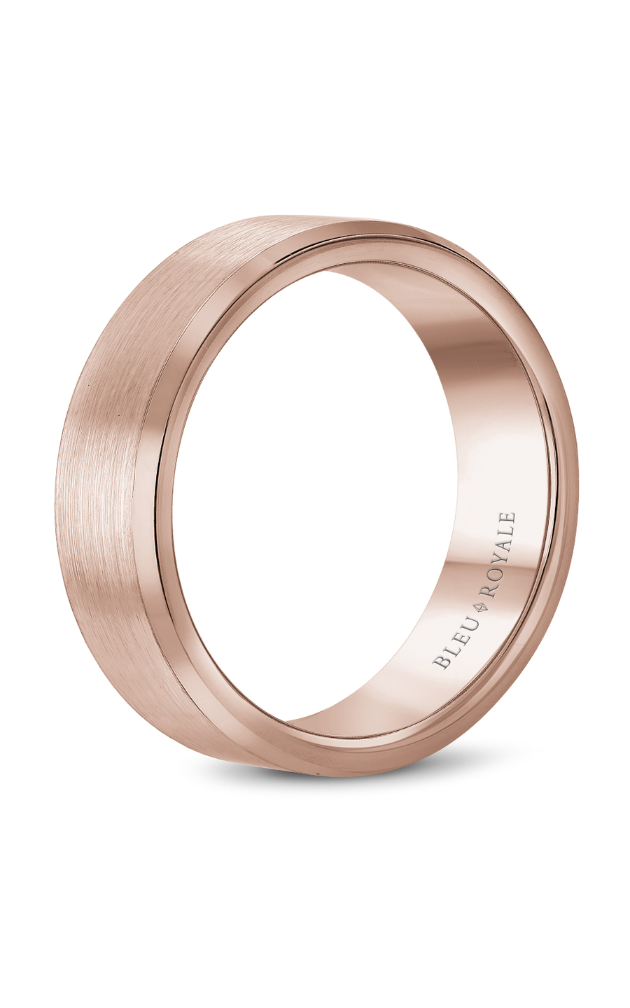 18K Rose Gold Gents Wedding Band