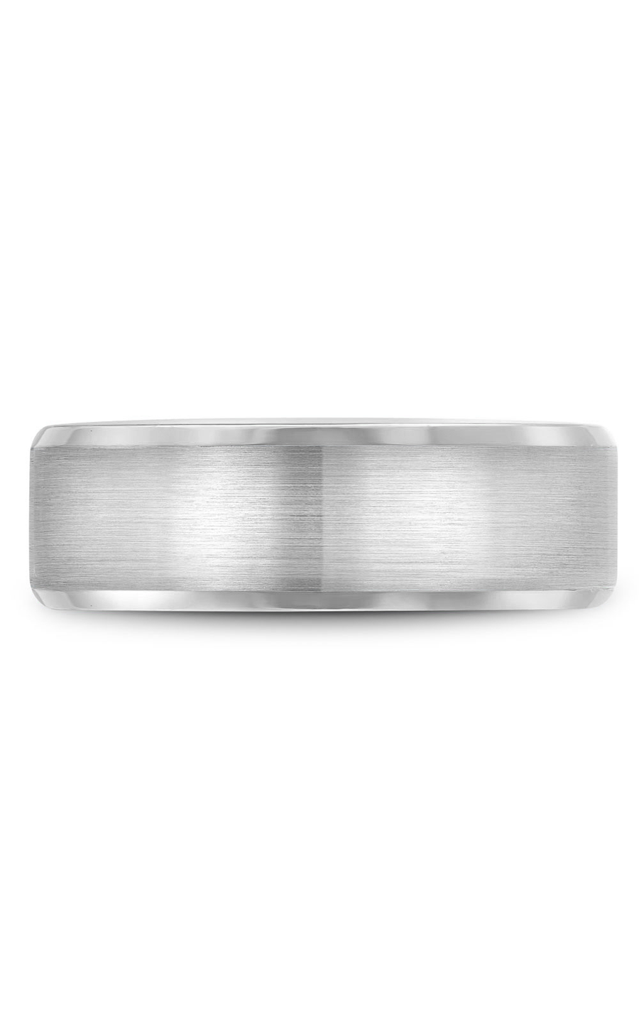 18K White Gold Gents Wedding Band