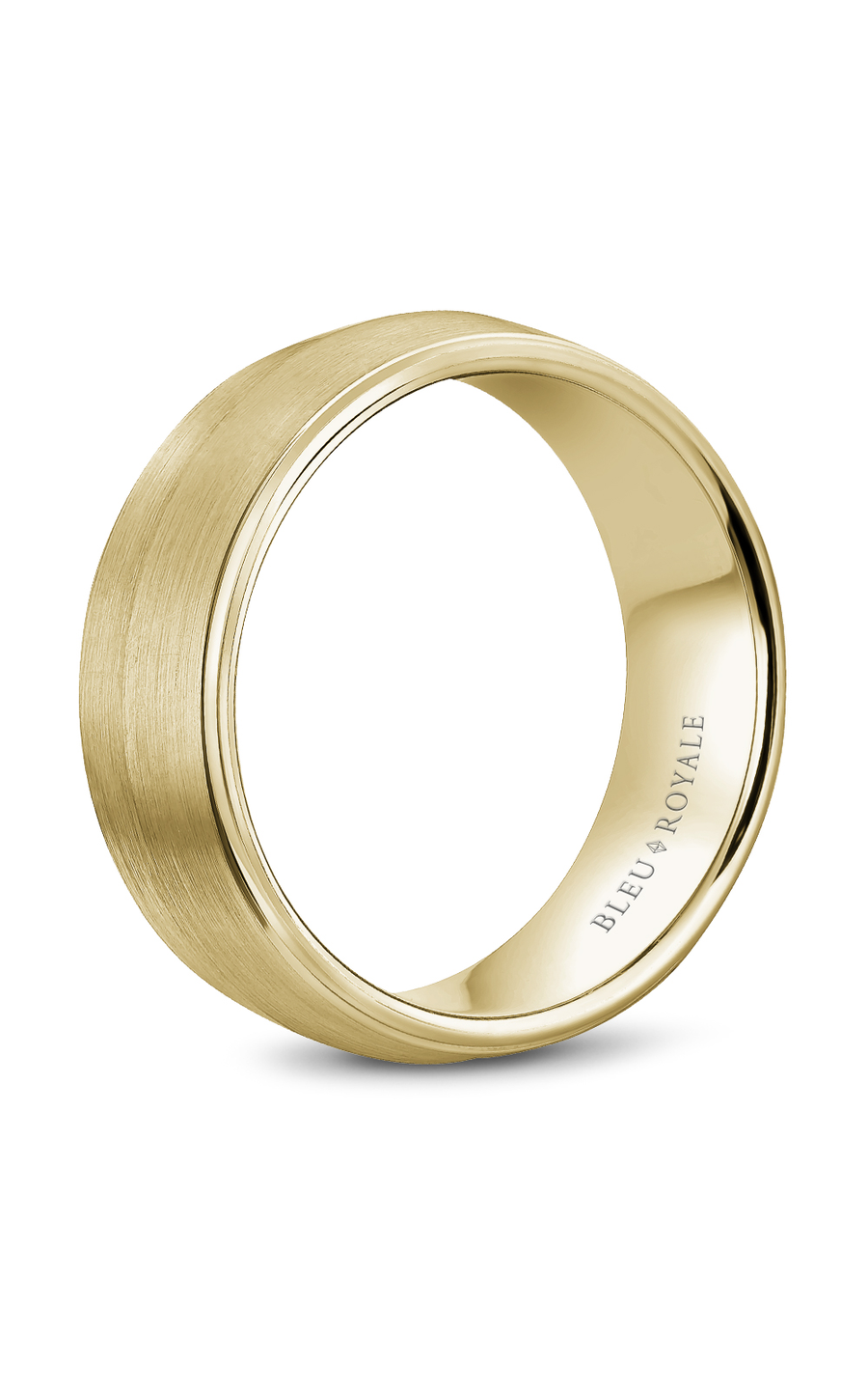 18K Yellow Gold Gents Wedding Band