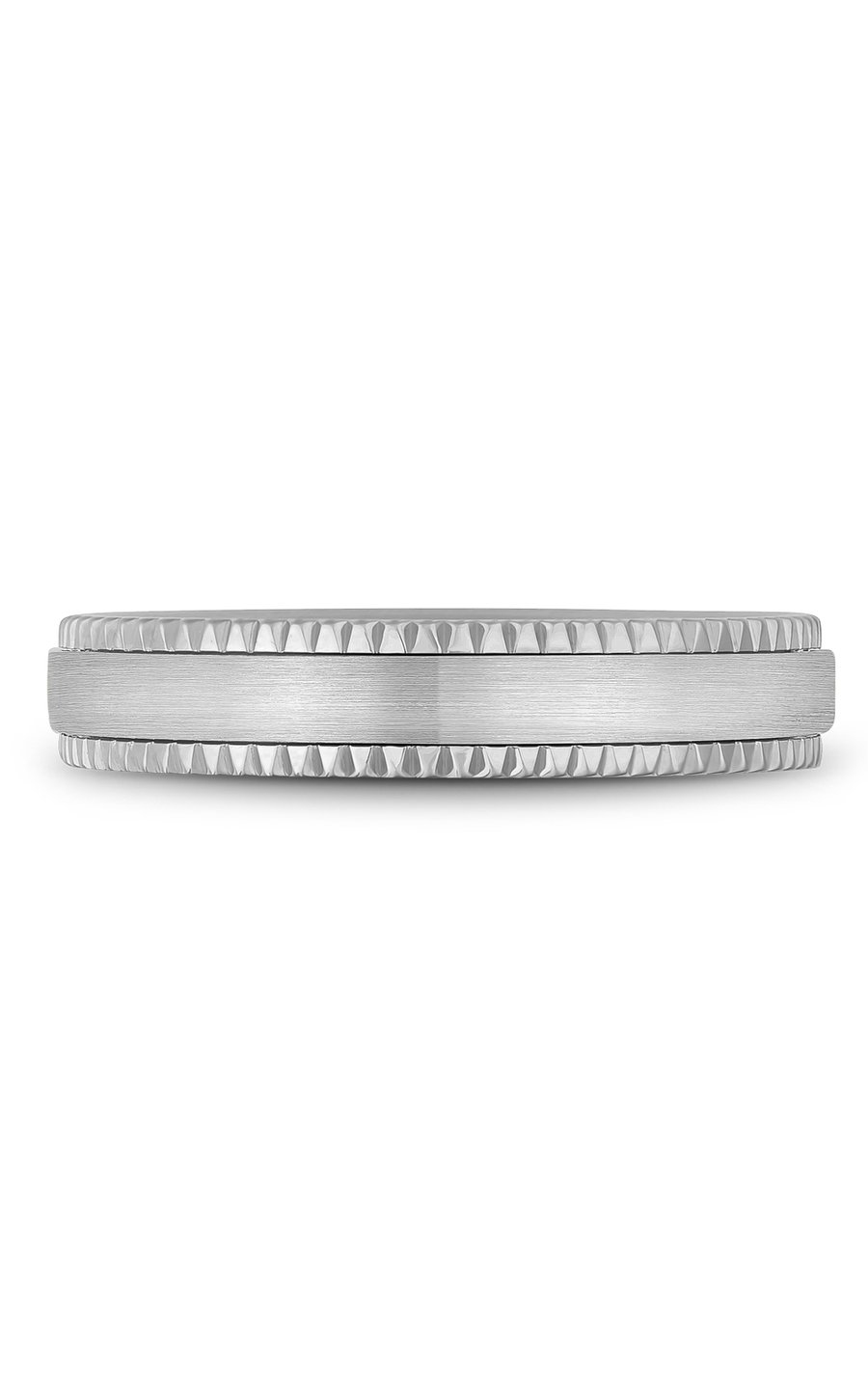 18K White Gold Gents Wedding Band
