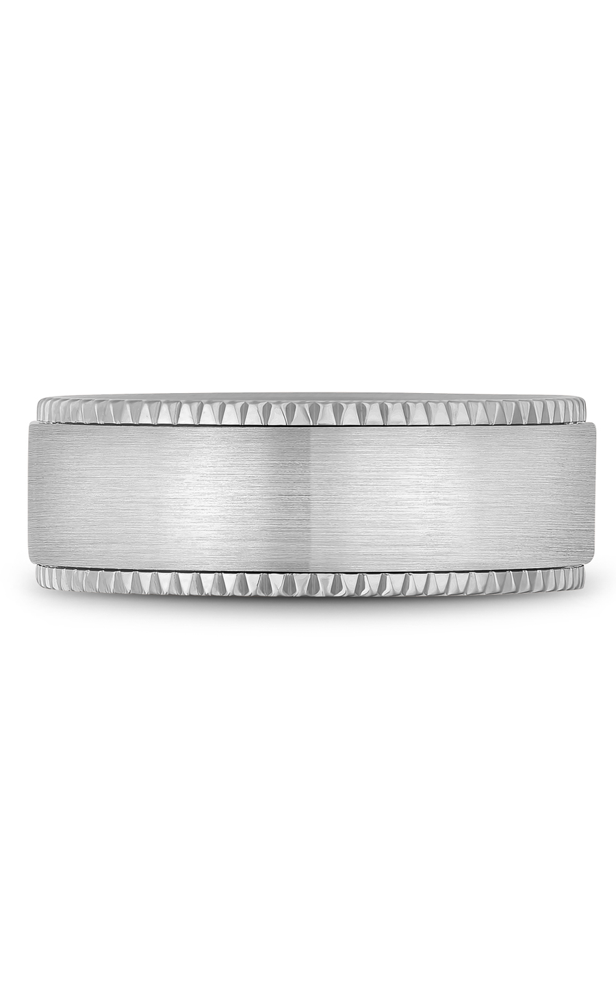 18K White Gold Gents Wedding Band