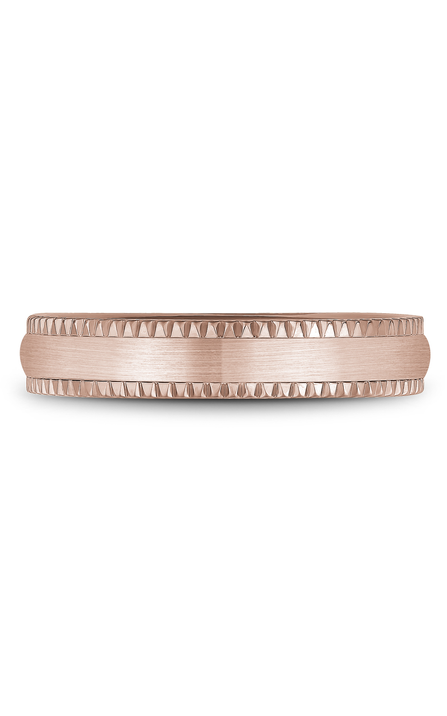 14K Rose Gold Gents Wedding Band