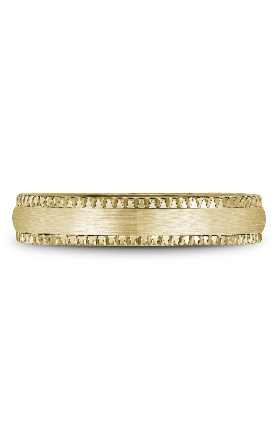 14K Yellow Gold Gents Wedding Band
