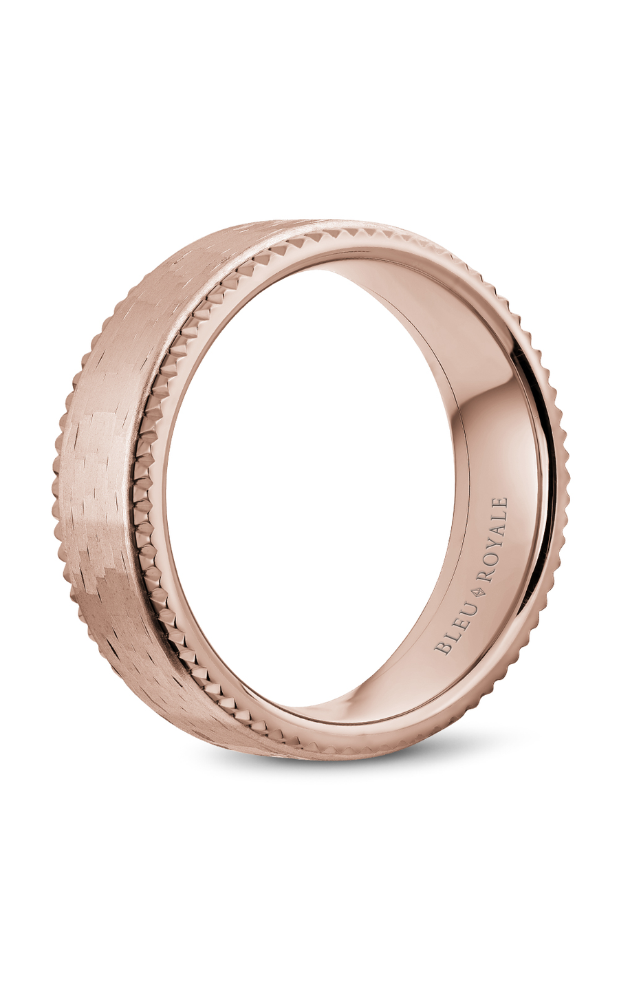 18K Rose Gold Gents Wedding Band