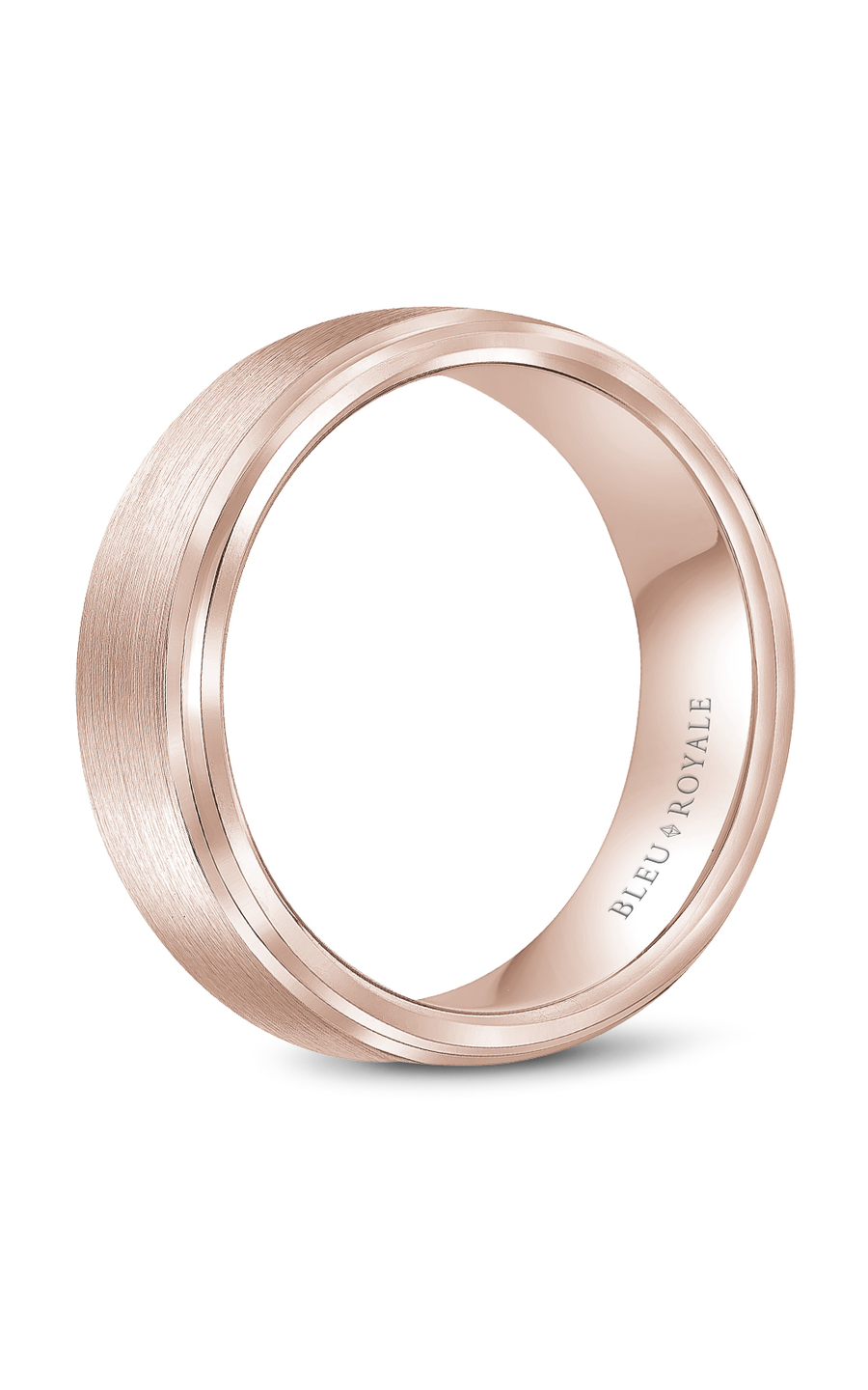 18K Rose Gold Gents Wedding Band