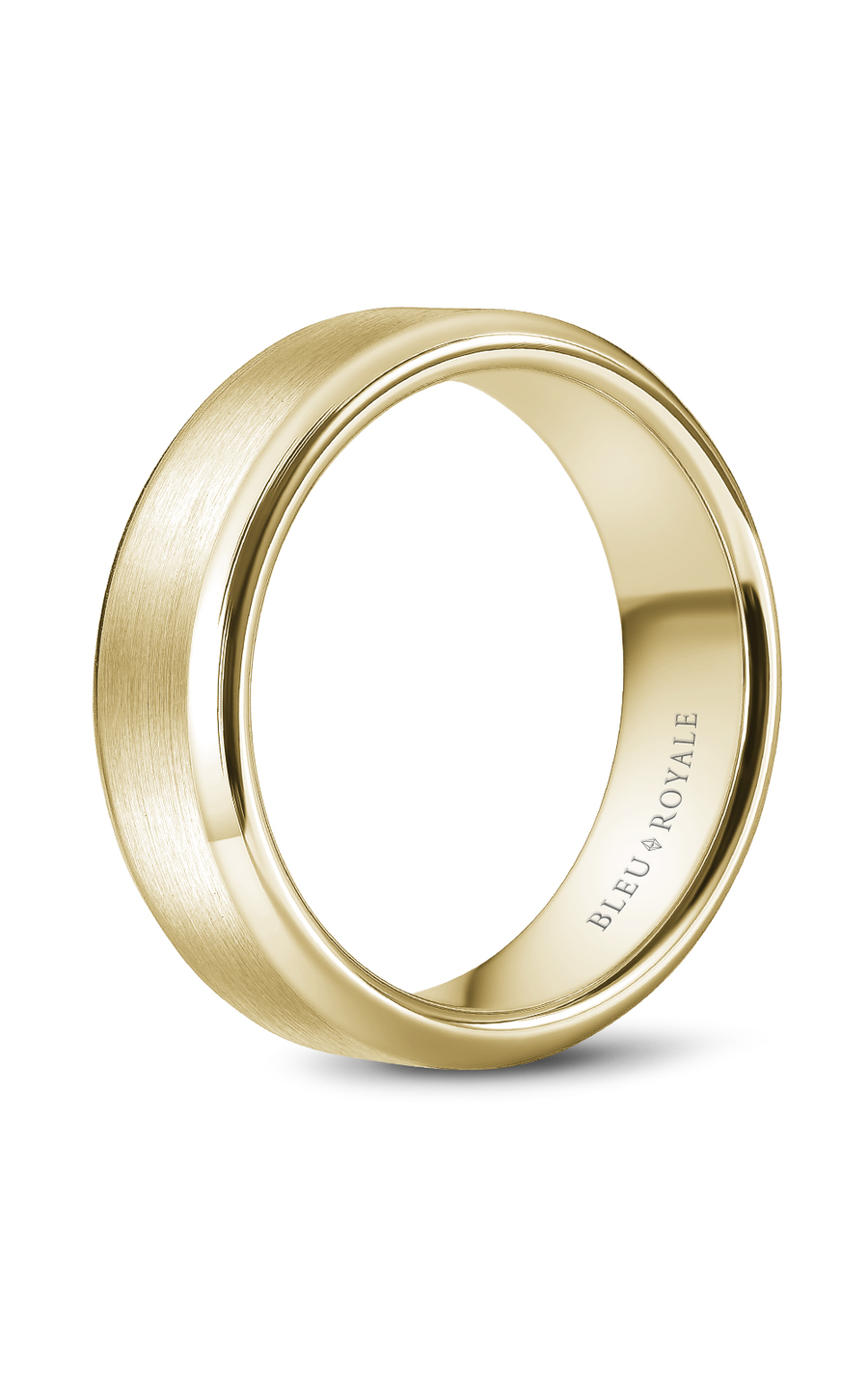 18K Yellow Gold Gents Wedding Band