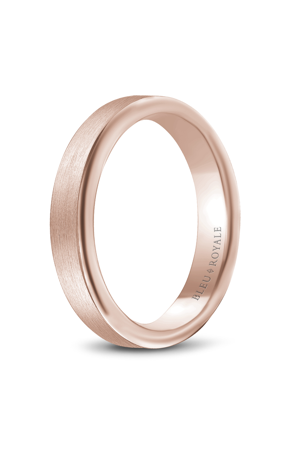 14K Rose Gold Gents Wedding Band