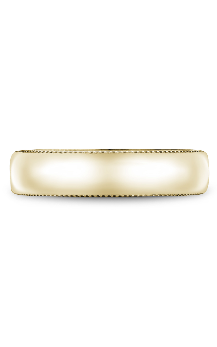 18K White Gold and 18K Yellow Gold Gents Wedding Band