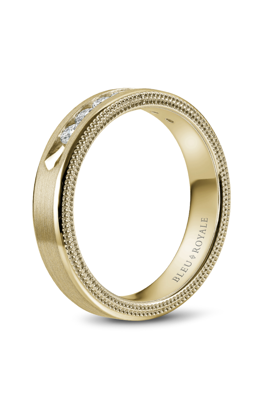 Bleu Royale Men's Wedding Band RYL-085YD55