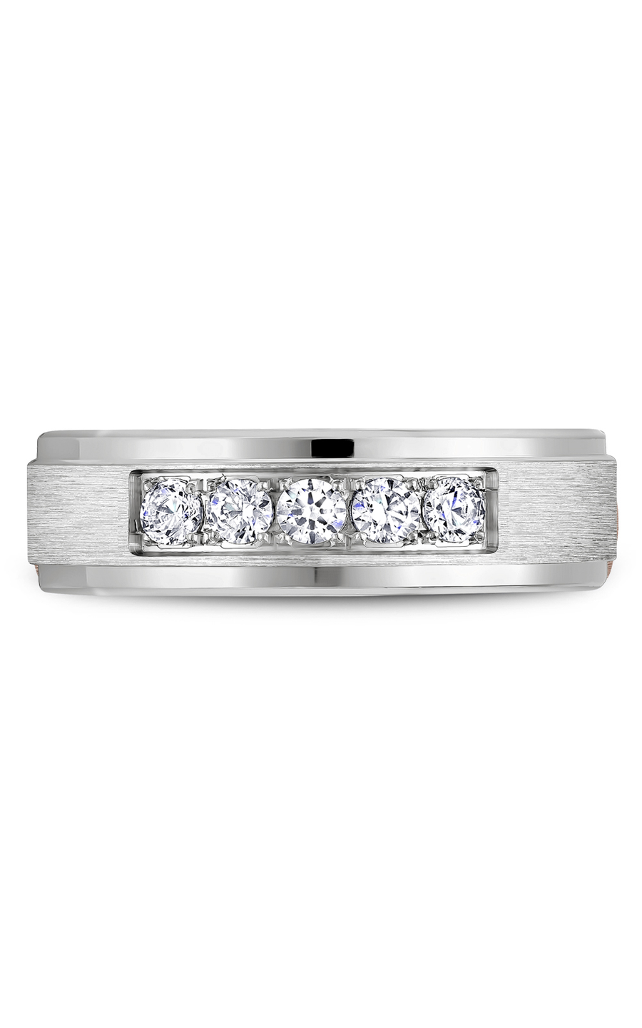Platinum Gents Round Wedding Band