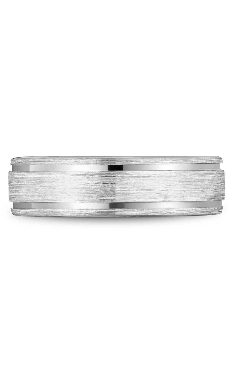 18K White Gold Gents Wedding Band