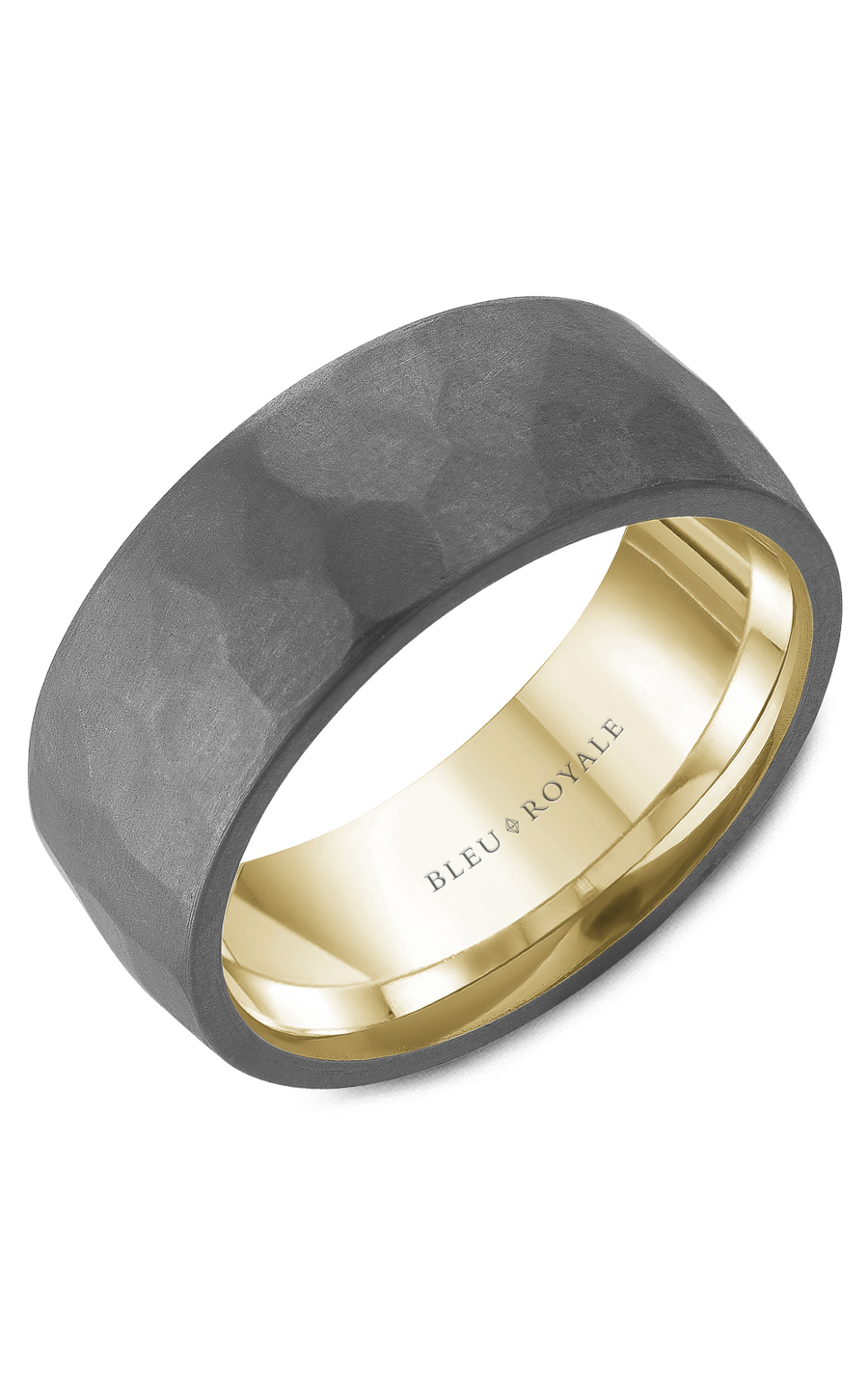14K Yellow Gold Gents Wedding Band